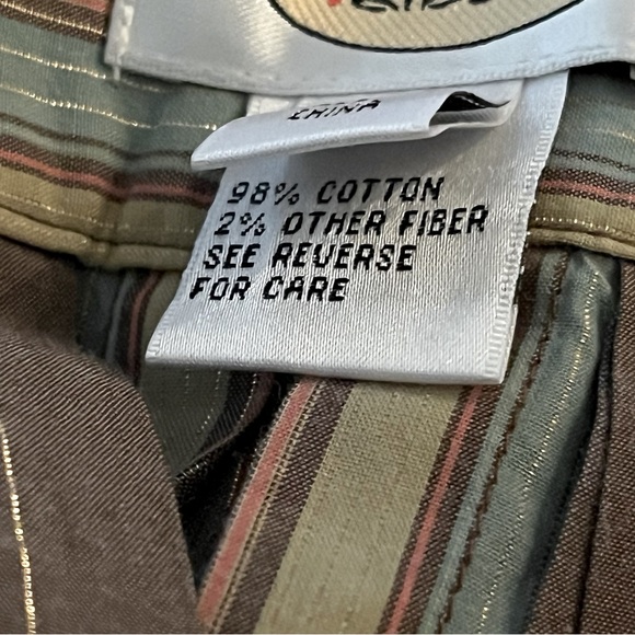 2/$30 Talbots Pretty Striped Skirt size 6 - Picture 6 of 7